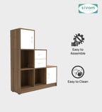Sivom SIVOM Elegant Multipurpose Storage Unit/ Engineered Wood Free Standing Cabinet for Modern Homes | Elegant Design & Premium Finish