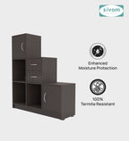 Sivom SIVOM Elegant Multipurpose Storage Unit/ Engineered Wood Free Standing Cabinet for Modern Homes | Elegant Design & Premium Finish