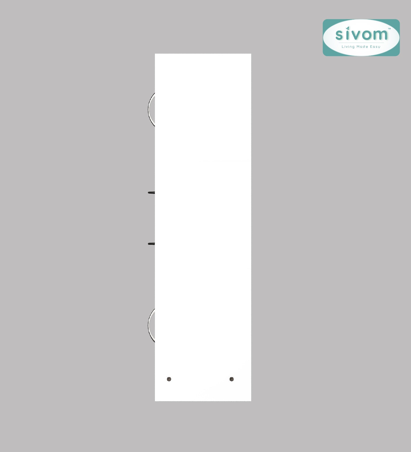 Sivom SIVOM Elegant Multipurpose Storage Unit/ Engineered Wood Free Standing Cabinet for Modern Homes | Elegant Design & Premium Finish