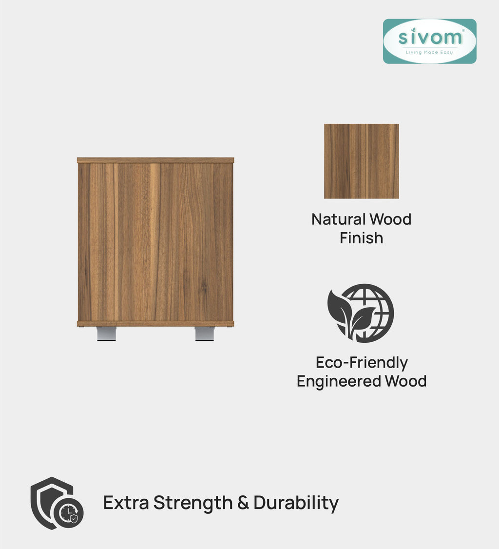 Sivom SIVOM Eleza Multipurpose Centre Table / Engineered Wood Coffee Table for Modern Homes | Elegant Design & Premium Finish