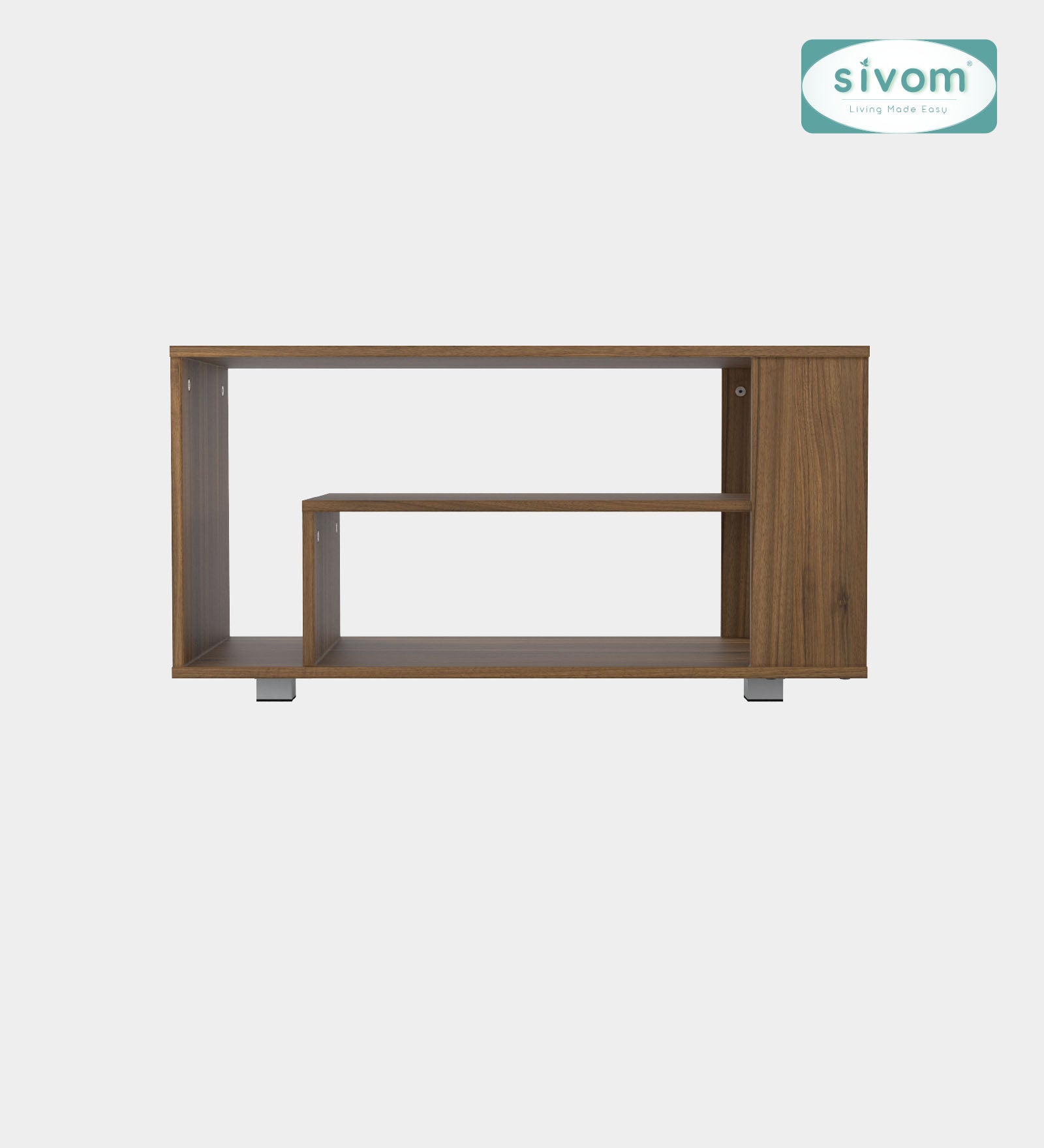 Sivom SIVOM Eleza Multipurpose Centre Table / Engineered Wood Coffee Table for Modern Homes | Elegant Design & Premium Finish