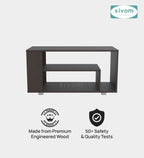 Sivom SIVOM Eleza Multipurpose Centre Table / Engineered Wood Coffee Table for Modern Homes | Elegant Design & Premium Finish