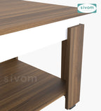 Sivom SIVOM Elon Multipurpose Centre Table / Engineered Wood Coffee Table for Modern Homes | Elegant Design & Premium Finish