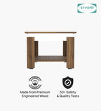 Sivom SIVOM Elon Multipurpose Centre Table / Engineered Wood Coffee Table for Modern Homes | Elegant Design & Premium Finish