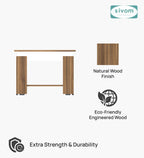 Sivom SIVOM Elon Multipurpose Centre Table / Engineered Wood Coffee Table for Modern Homes | Elegant Design & Premium Finish