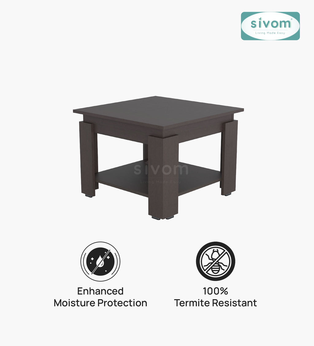 Sivom SIVOM Elon Multipurpose Centre Table / Engineered Wood Coffee Table for Modern Homes | Elegant Design & Premium Finish