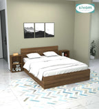 Sivom furniture SIVOM Estora Bed with Storage Engineered Wood Queen Bed Engineered Wood Queen Bed (Delivery Condition - Knock Down)