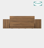 Sivom furniture SIVOM Estora Bed with Storage Engineered Wood Queen Bed Engineered Wood Queen Bed (Delivery Condition - Knock Down)