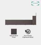 Sivom furniture SIVOM Estora Bed with Storage Engineered Wood Queen Bed Engineered Wood Queen Bed (Delivery Condition - Knock Down)