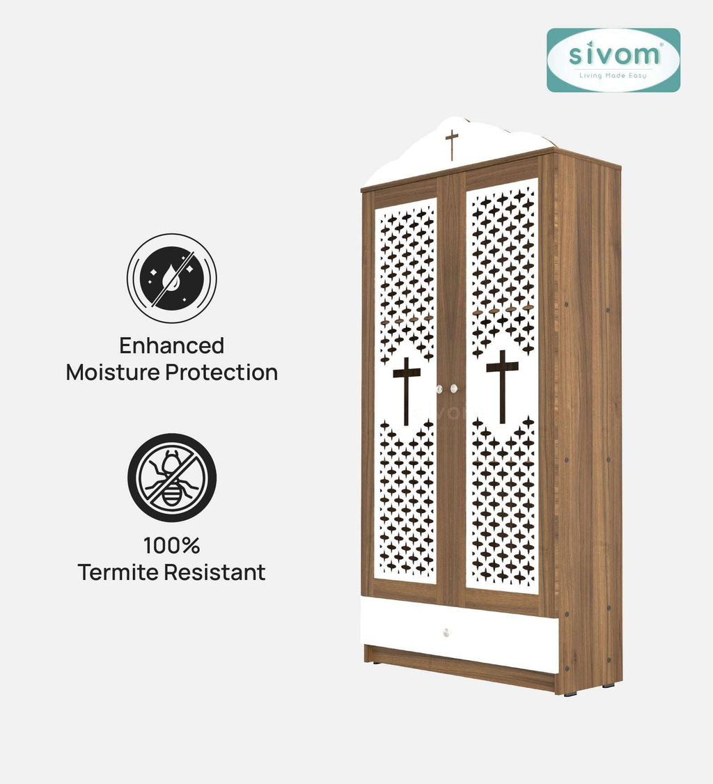 Sivom furniture SIVOM Eternal Prayer Unit Engineered Wood (Height: 167, Knock Down) for Modern Homes | Elegant Design & Premium Finish