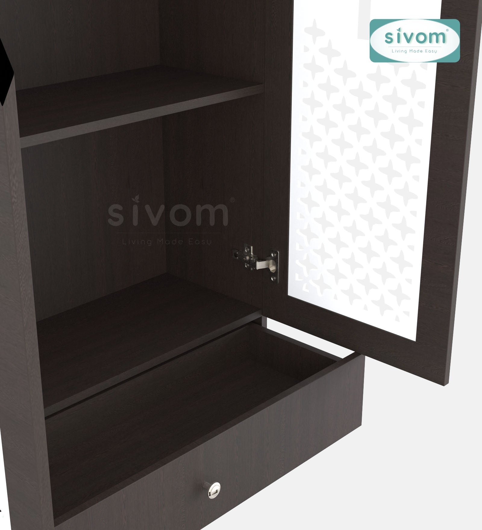 Sivom furniture SIVOM Eternal Prayer Unit Engineered Wood (Height: 167, Knock Down) for Modern Homes | Elegant Design & Premium Finish