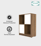 Sivom SIVOM Euro Multipurpose Storage Unit/ Engineered Wood Free Standing Cabinet for Modern Homes | Elegant Design & Premium Finish