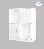 Sivom SIVOM Euro Multipurpose Storage Unit/ Engineered Wood Free Standing Cabinet for Modern Homes | Elegant Design & Premium Finish