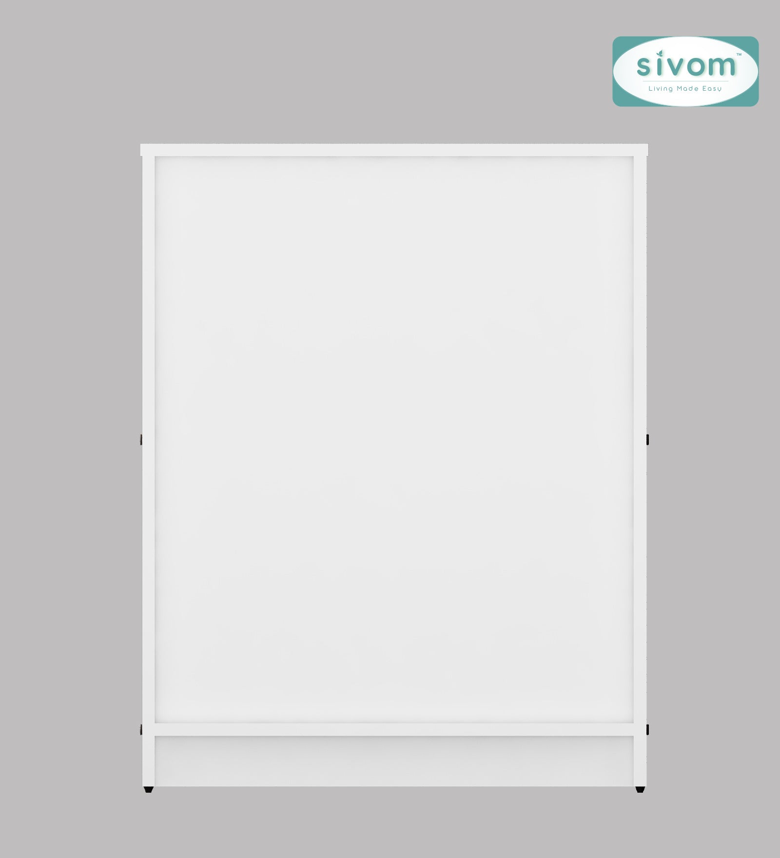 Sivom SIVOM Euro Multipurpose Storage Unit/ Engineered Wood Free Standing Cabinet for Modern Homes | Elegant Design & Premium Finish