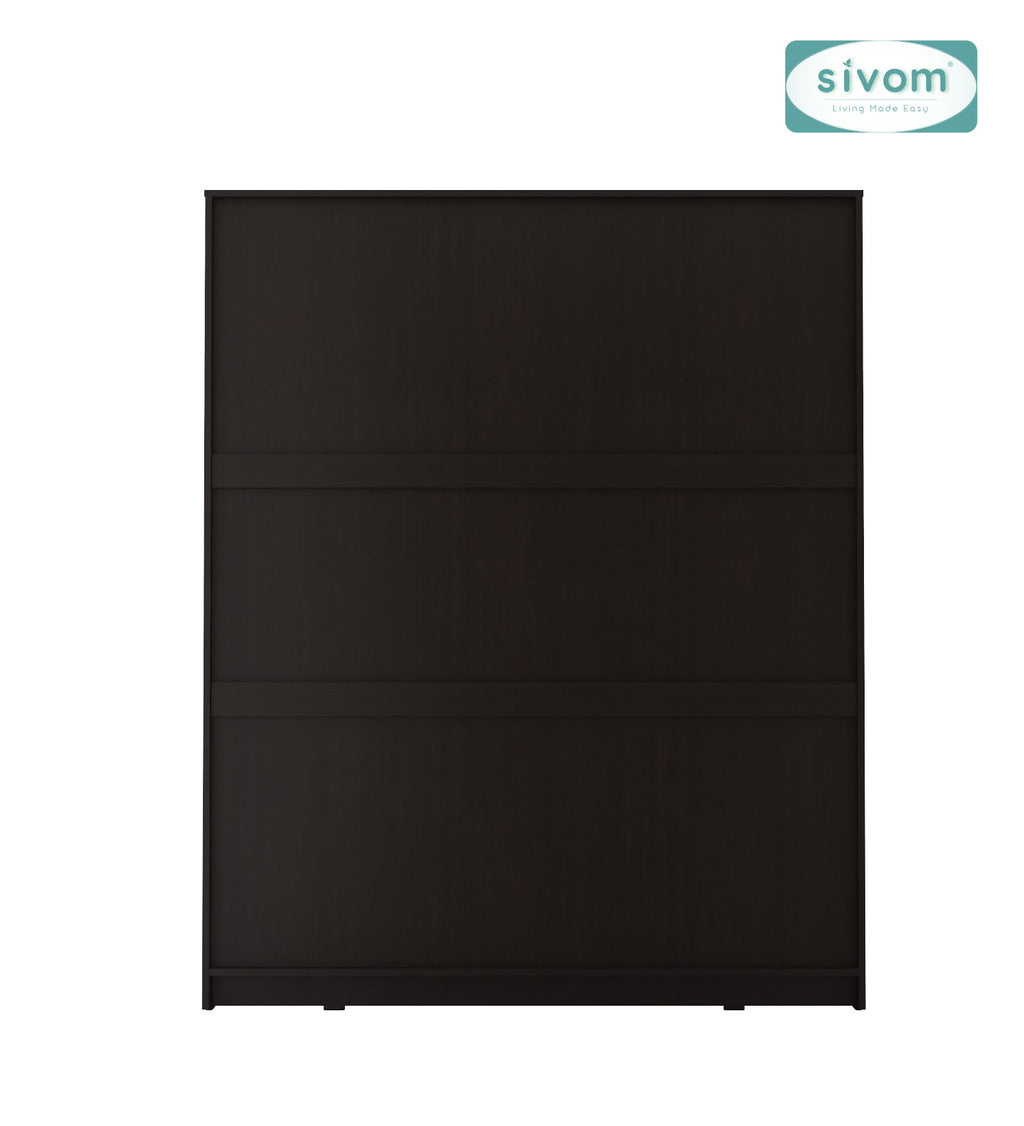 Sivom SIVOM Feature Multipurpose 4 Door Closet Engineered Wood 4 Door Wardrobe for Modern Homes | Elegant Design & Premium Finish
