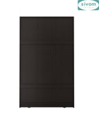 Sivom SIVOM Foldus Multipurpose 3 Door Wardrobe / Spacious Shelves with Hanging Rail Engineered Wood 3 Door Wardrobe for Modern Homes | Elegant Design & Premium Finish