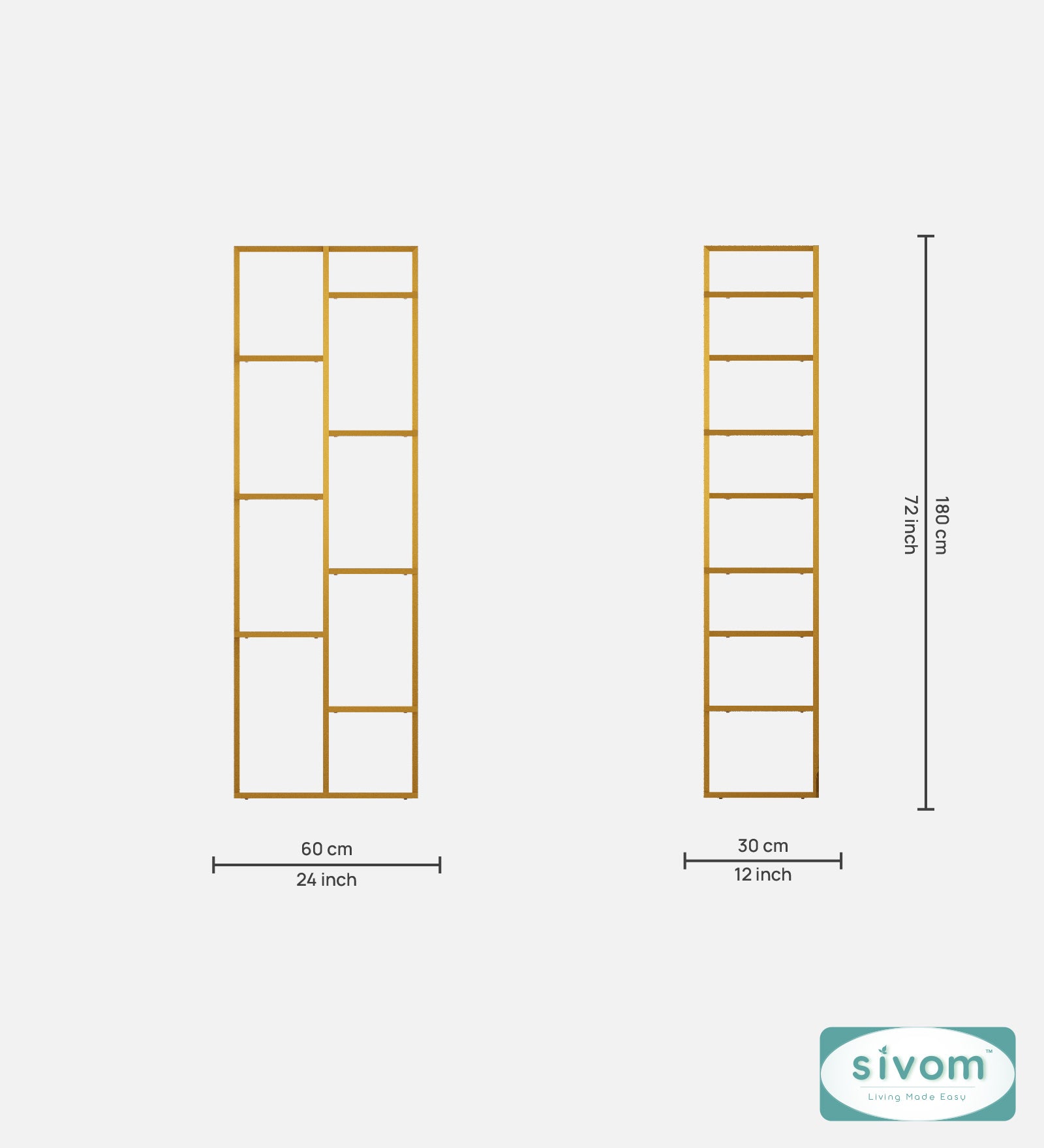 Sivom Sivom Ashley Display Unit for Modern Homes | Elegant Design & Premium Finish