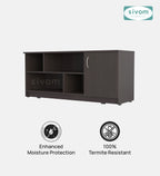 Sivom SIVOM Fortune Multipurpose TV Unit fits upto 43 inch with Storage Engineered Wood TV Entertainment Unit for Modern Homes | Elegant Design & Premium Finish