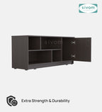 Sivom SIVOM Fortune Multipurpose TV Unit fits upto 43 inch with Storage Engineered Wood TV Entertainment Unit for Modern Homes | Elegant Design & Premium Finish