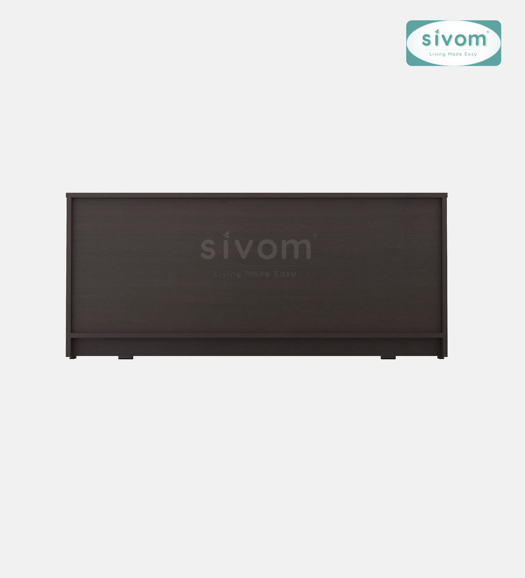 Sivom SIVOM Fortune Multipurpose TV Unit fits upto 43 inch with Storage Engineered Wood TV Entertainment Unit for Modern Homes | Elegant Design & Premium Finish