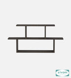 Sivom SIVOM ETHAN Multipurpose Modular Wall Racks/Shelves/Organiser/Décor Particle Board Wall Shelf (Number of Shelves - 5, ) for Modern Homes | Elegant Design & Premium Finish