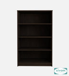 Sivom SIVOM Urbane Multipurpose Storage Rack/Study/Home/Office Engineered Wood Open Book Shelf (Finish Color - Dark Wenge, Knock Down) for Modern Homes | Elegant Design & Premium Finish