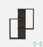 Sivom SIVOM ALEN Multipurpose Modular Wall Racks/Shelves/Organiser/Décor Particle Board Wall Shelf (Number of Shelves - 4, ) for Modern Homes | Elegant Design & Premium Finish