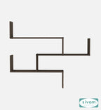 Sivom SIVOM WRAN Multipurpose Modular Wall Racks/Shelves/Organiser/Décor Particle Board Wall Shelf (Number of Shelves - 5, ) for Modern Homes | Elegant Design & Premium Finish