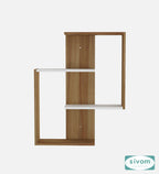 Sivom SIVOM ALEN Multipurpose Modular Wall Racks/Shelves/Organiser/Décor Particle Board Wall Shelf (Number of Shelves - 4, ) for Modern Homes | Elegant Design & Premium Finish