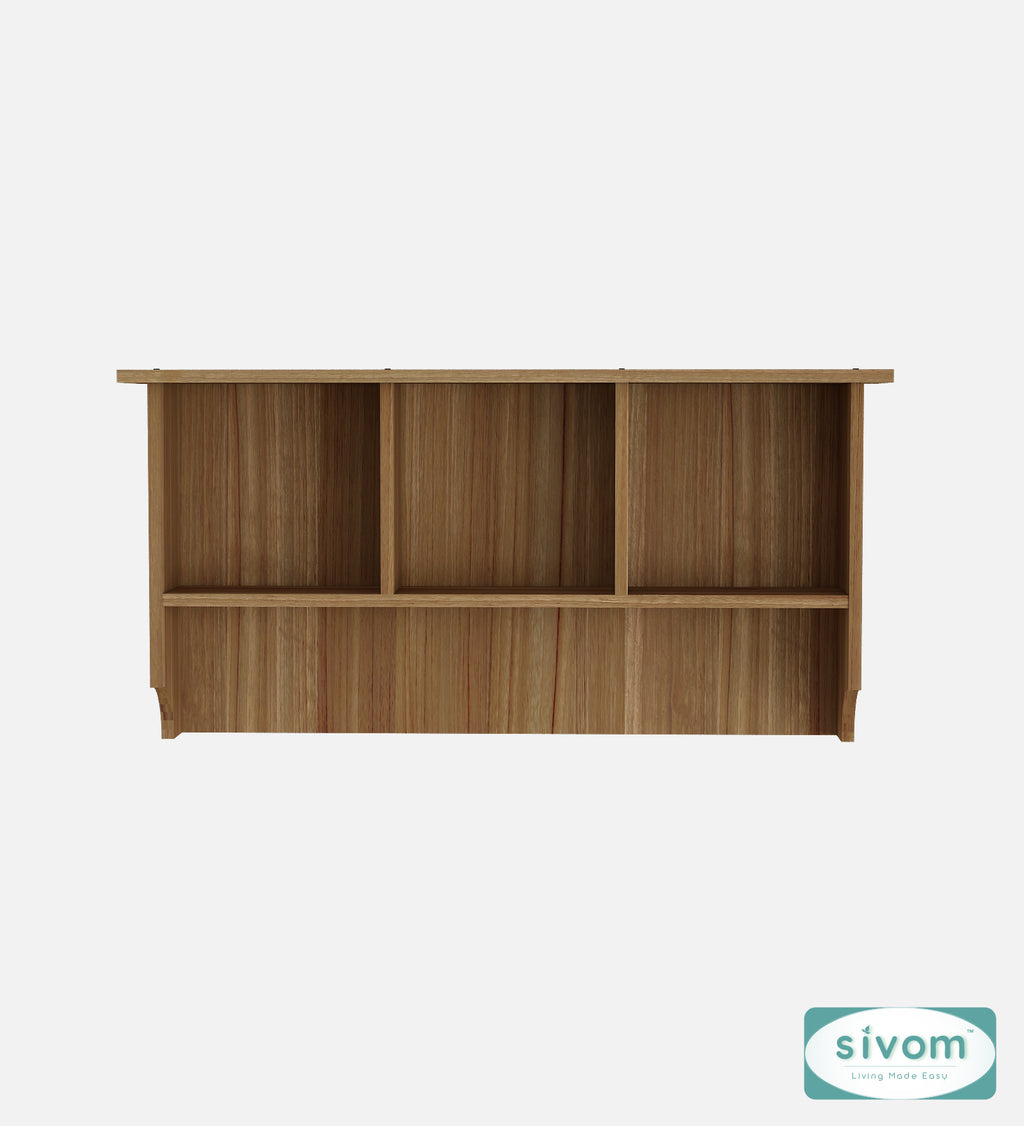 Sivom SIVOM RIO Multipurpose Modular Wall Racks/Shelves/Organiser/Décor Particle Board Wall Shelf (Number of Shelves - 4, ) for Modern Homes | Elegant Design & Premium Finish