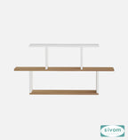 Sivom SIVOM ETHAN Multipurpose Modular Wall Racks/Shelves/Organiser/Décor Particle Board Wall Shelf (Number of Shelves - 5, ) for Modern Homes | Elegant Design & Premium Finish