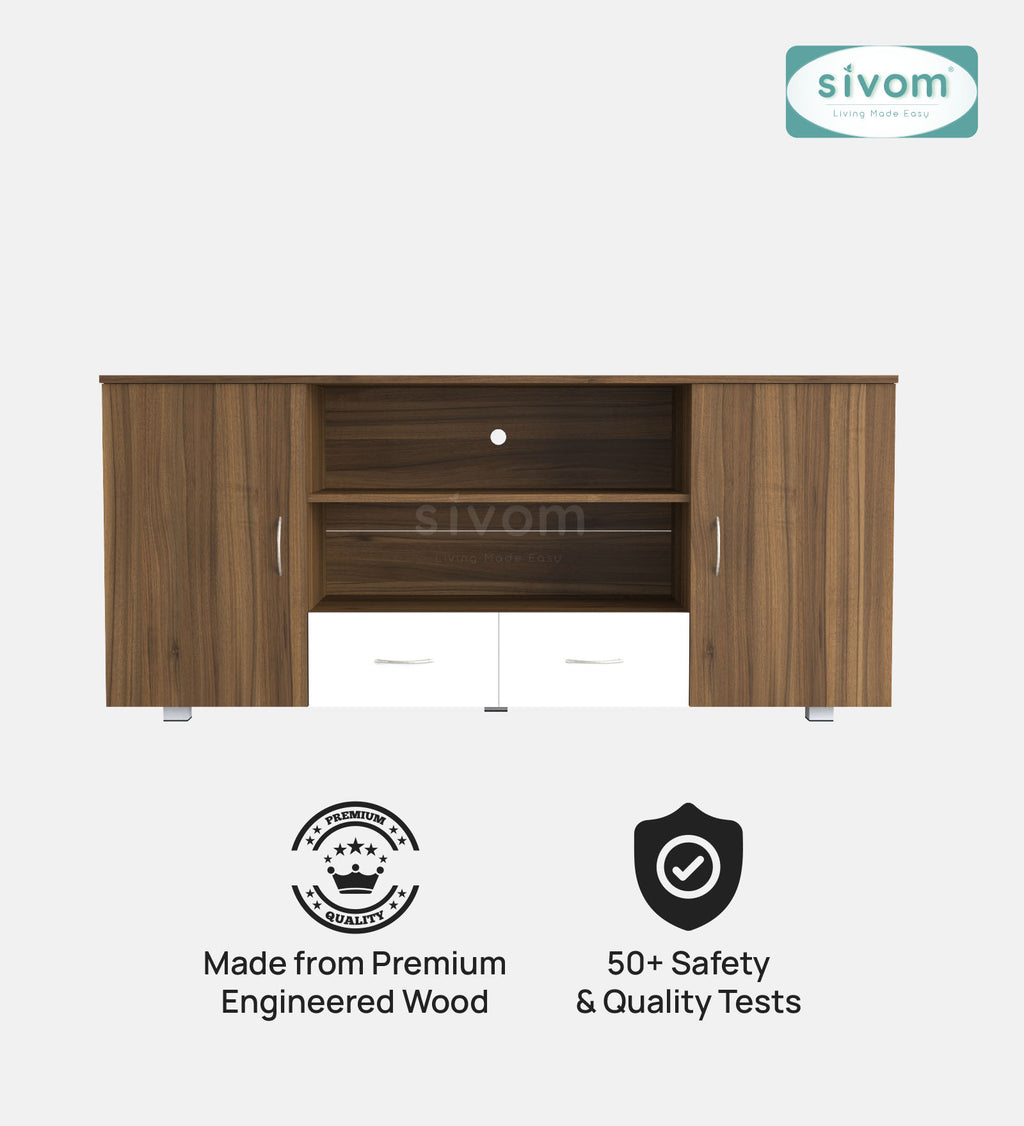 Sivom furniture SIVOM GALVEN Multipurpose TV Unit fits upto 43 inch with Storage Engineered Wood TV Entertainment Unit for Modern Homes | Elegant Design & Premium Finish (Copy) (Copy) (Copy)