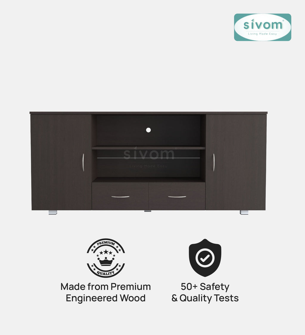 Sivom furniture SIVOM GALVEN Multipurpose TV Unit fits upto 43 inch with Storage Engineered Wood TV Entertainment Unit for Modern Homes | Elegant Design & Premium Finish (Copy) (Copy) (Copy)