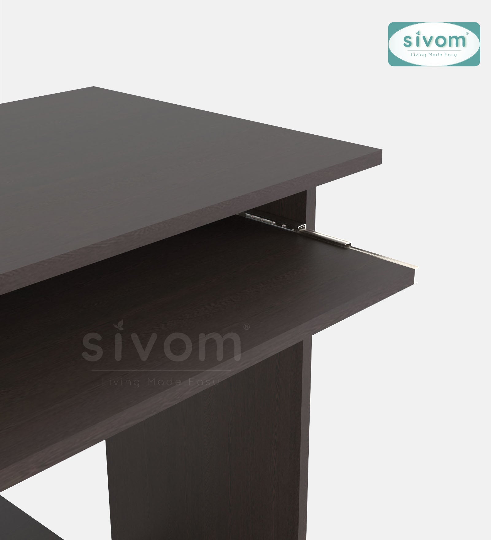 SIVOM Globo Study/Home Office Engineered Wood Computer Desk for Modern Homes | Elegant Design & Premium Finish
