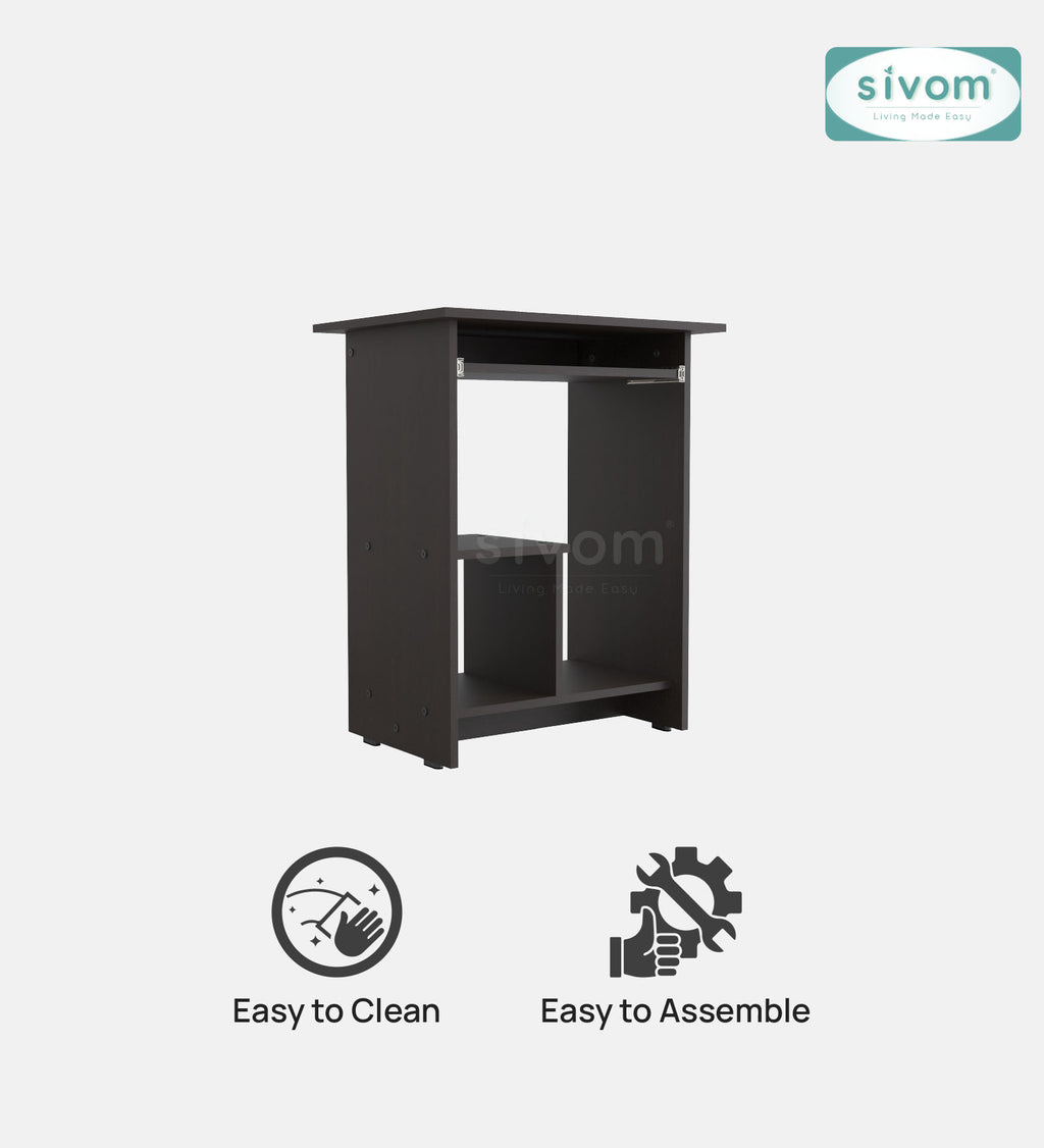 SIVOM Globo Study/Home Office Engineered Wood Computer Desk for Modern Homes | Elegant Design & Premium Finish