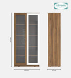 Sivom SIVOM GRAFF Multipurpose Storage Drawer/Study/Home/Office Engineered Wood Close Book Shelf for Modern Homes | Elegant Design & Premium Finish (Copy) (Copy) (Copy)