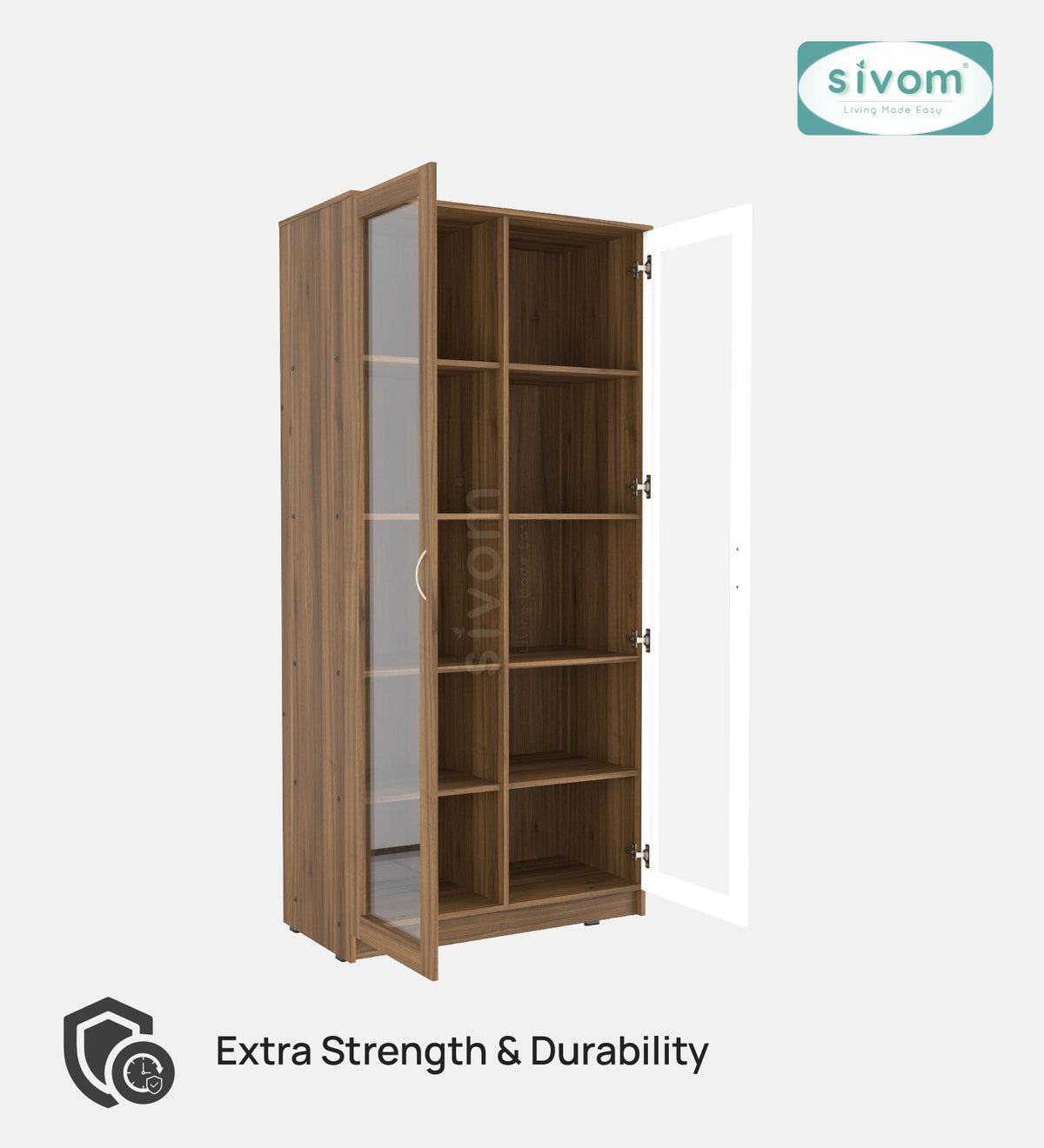 Sivom SIVOM GRAFF Multipurpose Storage Drawer/Study/Home/Office Engineered Wood Close Book Shelf for Modern Homes | Elegant Design & Premium Finish (Copy) (Copy) (Copy)