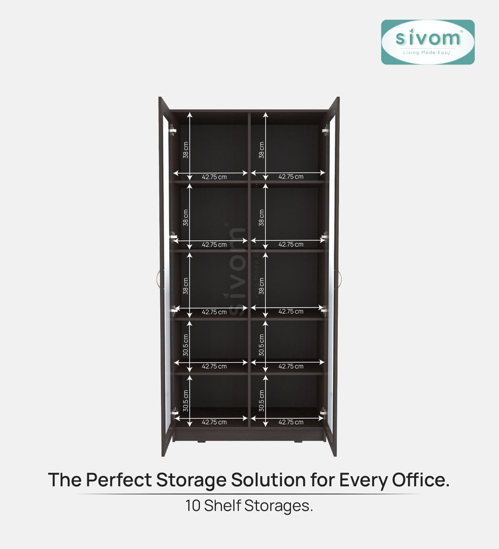 Sivom SIVOM GRAFF Multipurpose Storage Drawer/Study/Home/Office Engineered Wood Close Book Shelf for Modern Homes | Elegant Design & Premium Finish (Copy) (Copy) (Copy)