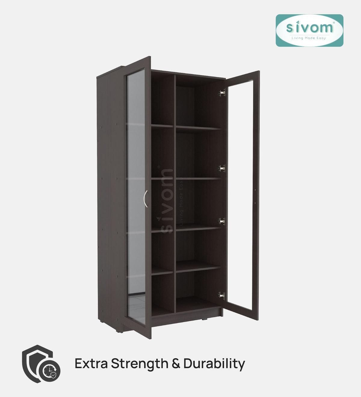 Sivom SIVOM GRAFF Multipurpose Storage Drawer/Study/Home/Office Engineered Wood Close Book Shelf for Modern Homes | Elegant Design & Premium Finish (Copy) (Copy) (Copy)