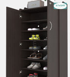 SIVOM Gravity Engineered Wood Shoe Rack (, 4 Shelves, Knock Down) for Modern Homes | Elegant Design & Premium Finish