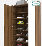 SIVOM Gravity Engineered Wood Shoe Rack (, 4 Shelves, Knock Down) for Modern Homes | Elegant Design & Premium Finish