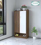 SIVOM Gravity Engineered Wood Shoe Rack (, 4 Shelves, Knock Down) for Modern Homes | Elegant Design & Premium Finish