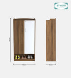 SIVOM Gravity Engineered Wood Shoe Rack (, 4 Shelves, Knock Down) for Modern Homes | Elegant Design & Premium Finish