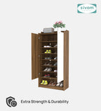 SIVOM Gravity Engineered Wood Shoe Rack (, 4 Shelves, Knock Down) for Modern Homes | Elegant Design & Premium Finish