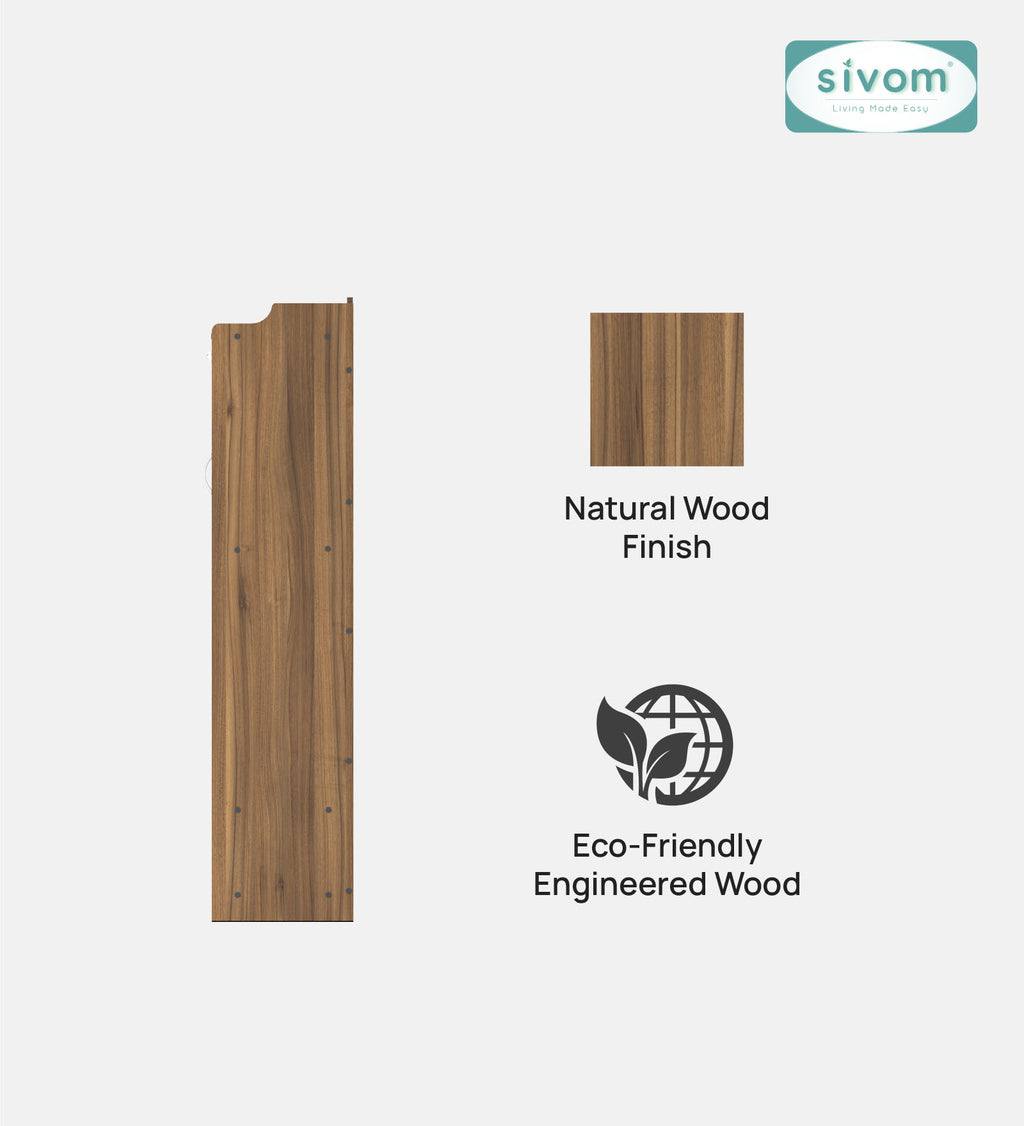 SIVOM Gravity Engineered Wood Shoe Rack (, 4 Shelves, Knock Down) for Modern Homes | Elegant Design & Premium Finish