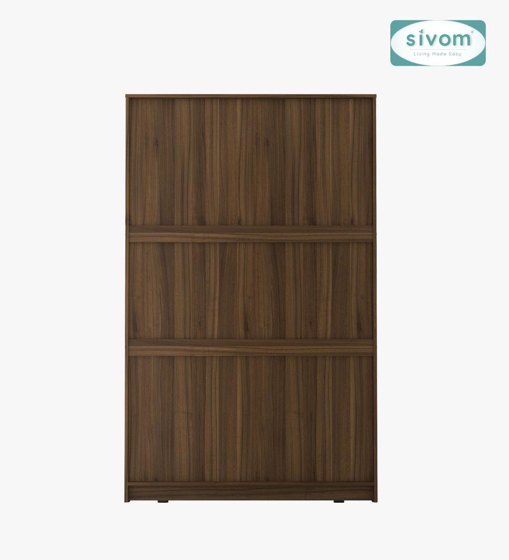 Sivom SIVOM Grover Multipurpose 3 Door Wardrobe / Spacious Shelves with Hanging Rail Engineered Wood 3 Door Wardrobe for Modern Homes | Elegant Design & Premium Finish