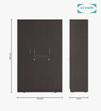 Sivom SIVOM Grover Multipurpose 3 Door Wardrobe / Spacious Shelves with Hanging Rail Engineered Wood 3 Door Wardrobe for Modern Homes | Elegant Design & Premium Finish