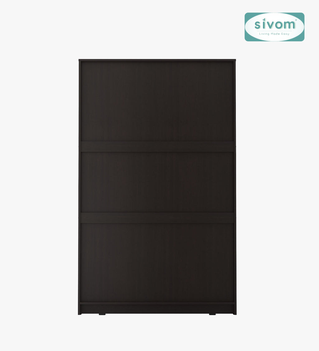 Sivom SIVOM Grover Multipurpose 3 Door Wardrobe / Spacious Shelves with Hanging Rail Engineered Wood 3 Door Wardrobe for Modern Homes | Elegant Design & Premium Finish