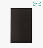 Sivom SIVOM Grover Multipurpose 3 Door Wardrobe / Spacious Shelves with Hanging Rail Engineered Wood 3 Door Wardrobe for Modern Homes | Elegant Design & Premium Finish