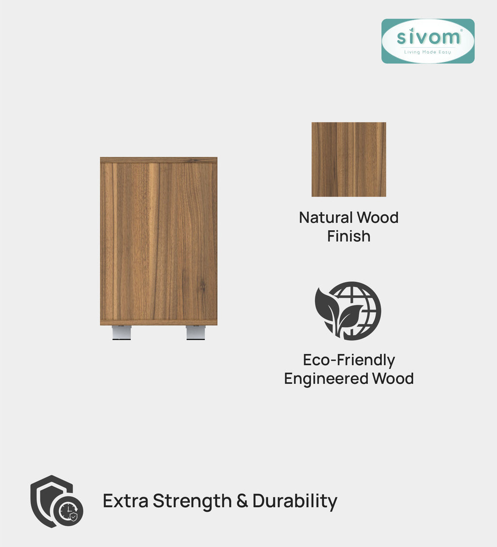 Sivom SIVOM Halen Multipurpose Centre Table / Engineered Wood Coffee Table for Modern Homes | Elegant Design & Premium Finish